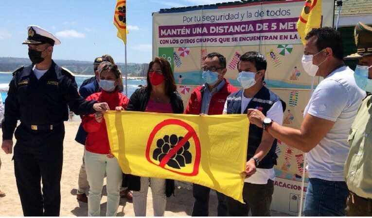 Autoridades implementan bandera de «aglomeraciones» para balnearios