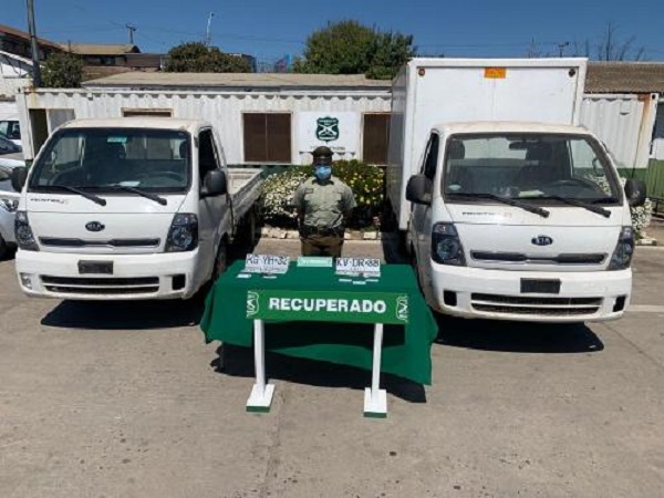 Carabineros desbarata banda dedicada al robo de camiones 3/4