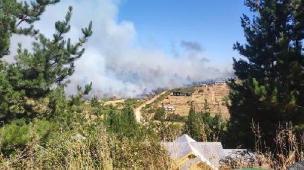 Alerta roja por nuevo incendio en Santo Domingo