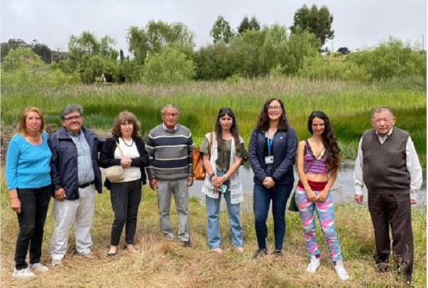 Junta de Vecinos La Rinconada recupera humedal de Algarrobo con apoyo de fondo concursable de Esval