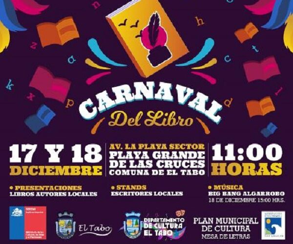 Municipalidad de El Tabo invita al «Carnaval del Libro 2022»