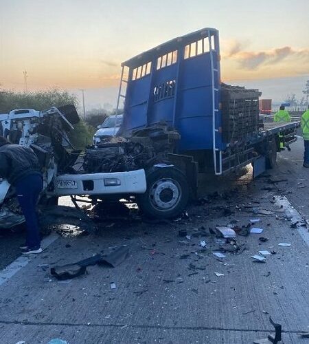 En colisión en la  Ruta 78 fallece  menor de 12 años