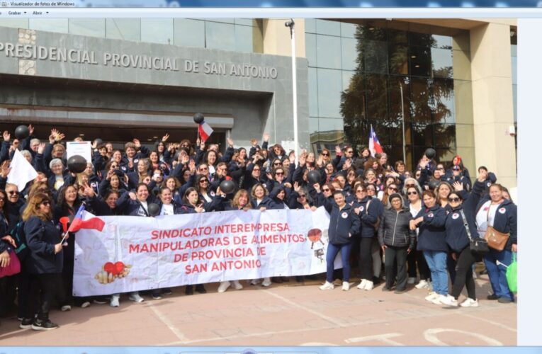 Manipuladoras de alimentos sanantoninas se sumaron a paro nacional y entregaron petitorio