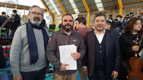 Orquestas estudiantiles de Llolleo y Culiprán se reunieron en encuentro musical