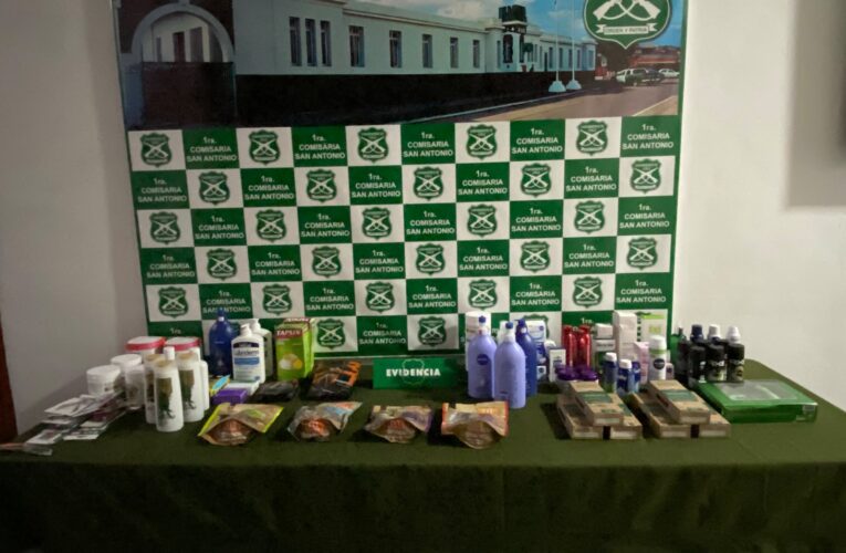 Detienen a sujetos que intentaban robar en farmacia del sector de Barrancas