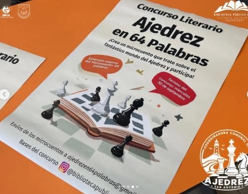 Evento: Hasta el 30 de septiembre estudiantes pueden participar en el concurso literario “Ajedrez en 64 palabras”