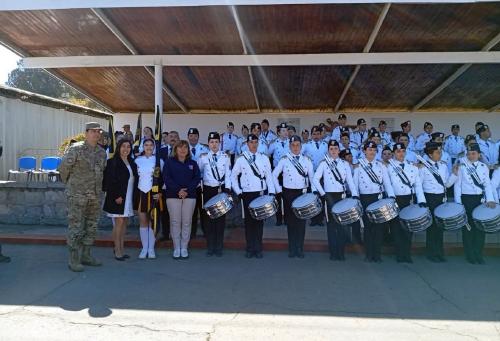 San Antonio vivió el segundo Encuentro de Bandas Escolares en el Mes de la Patria